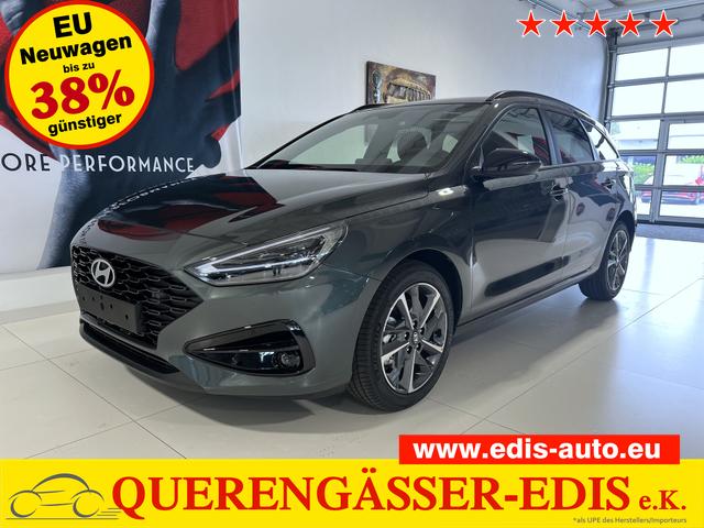 Hyundai i30 - GO+ 1.0 T-GDi 73 kW (100 PS) 2-Zonen-Klimaautomatik, Lenkradheizung, Sitzheizung, Navigationssystem, DAB, Apple CarPlay, Android Auto, LED-Abblendlicht, Lichtsensor, Einparkhilfe vorne und hinten, Rückfahrkamera, 17 Zoll Leichtmetallfelgen, uvm.