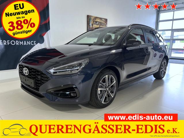 Hyundai i30 - GO+ 1.0 T-GDi 73 kW (100 PS) 2-Zonen-Klimaautomatik, Lenkradheizung, Sitzheizung, Navigationssystem, DAB, Apple CarPlay, Android Auto, LED-Abblendlicht, Lichtsensor, Einparkhilfe vorne und hinten, Rückfahrkamera, 17 Zoll Leichtmetallfelgen, uvm.
