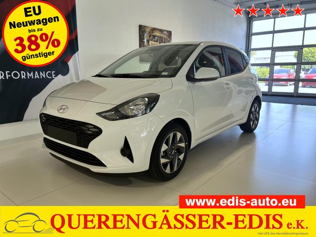 Hyundai i10 - i Line Plus 1,0 MT 49 kW (67 PS) Klimaanlage, Lenkradheizung, Sitzheizung, Höhenverstellbarer Fahrersitz, Radio, DAB, Android Auto & Apple CarPlay, Tempomat, Spurhalteassistent, Verkehrszeichenerkennung, Privacy Glass, 15 Z Leichtmetallfelgen, uvm.