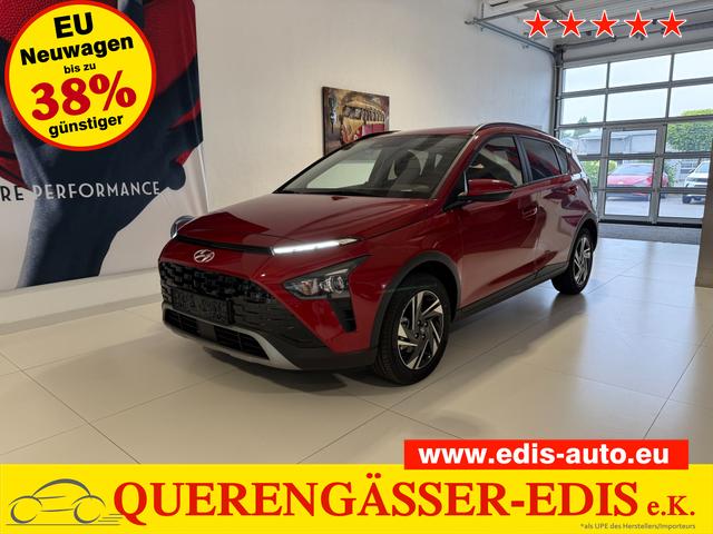 Hyundai BAYON - i Line Plus 1.0 T-GDI 73 kW (100 PS) Klimaautomatik, Sitzheizung, Lenkradheizung, Radio, DAB, Android Auto, Apple CarPlay, Volldigitales Kombiinstrument, Privacy Glass, Bluetooth, Ambiente-Beleuchtung, 16 Zoll Leichtmetallfelgen, uvm.