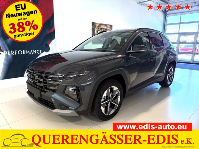 Hyundai TUCSON - GO+ 1.6 T-GDI 48V 2WD DCT 117 kW (160 PS) 2-Zonen-Klimaautomatik, Android Auto, Apple CarPlay, Voll-LED Scheinwerfer, Keyless Go, Navigationssystem, Virtual Cockpit, 18 Zoll Leichtmetallfelgen, uvm.