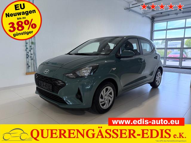 Hyundai i10 - GO 1.0 MT 46 kW (63 PS) Klimaanlage, Sitzheizung, Lenkradheizung, Navigationssystem, Radio, DAB, Bluetooth, Android Auto, Apple CarPlay, Rückfahrkamera, Einparkhilfe hinten, Fernlichtassistent, Lichtsensor, uvm.