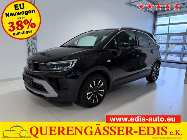 Opel Crossland - 1.2 Turbo Elegance 81 kW (110 PS) 2-Zonen-Klimaautomatik, Navigationssystem, Android Auto, Apple CarPlay, Einparkhilfe vorne und hinten, Rückfahrkamera, LED-Scheinwerfer, Panoramadach, 16-Zoll Leichtmetallfelgen, uvm.