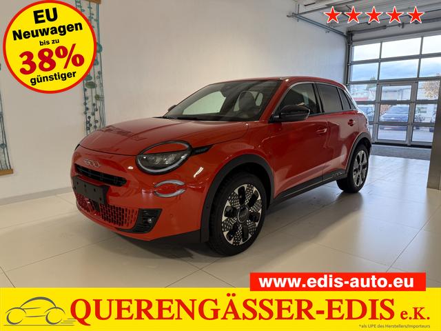 Fiat 600 - La Prima Hybrid 1.2 T3 107 kW (145 PS) DCT Klimaautomatik, Massagesitz, Sitzheizung, elektrisch verstellbarer Fahrersitz, Radio, DAB, Apple CarPlay, Android Auto, Navigationssystem, 18 Zoll Leichtmetallfelgen, uvm.