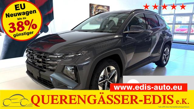 Hyundai TUCSON - GO+ 1.6 T-GDI 48V 2WD DCT 117 kW (160 PS) 2-Zonen-Klimaautomatik, Android Auto, Apple CarPlay, Voll-LED Scheinwerfer, Keyless Go, Navigationssystem, Virtual Cockpit, 18 Zoll Leichtmetallfelgen, uvm.