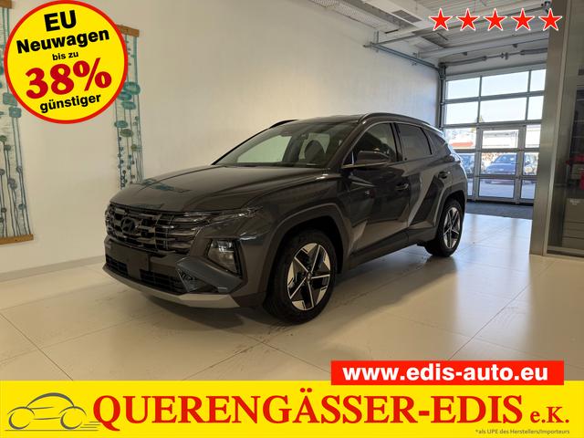 Hyundai TUCSON - GO+ 1.6 T-GDI 48V 2WD 117 kW (160 PS) 2-Zonen-Klimaautomatik, Android Auto, Apple CarPlay, Voll-LED Scheinwerfer, Keyless Go, Navigationssystem, Virtual Cockpit, 18 Zoll Leichtmetallfelgen, uvm.