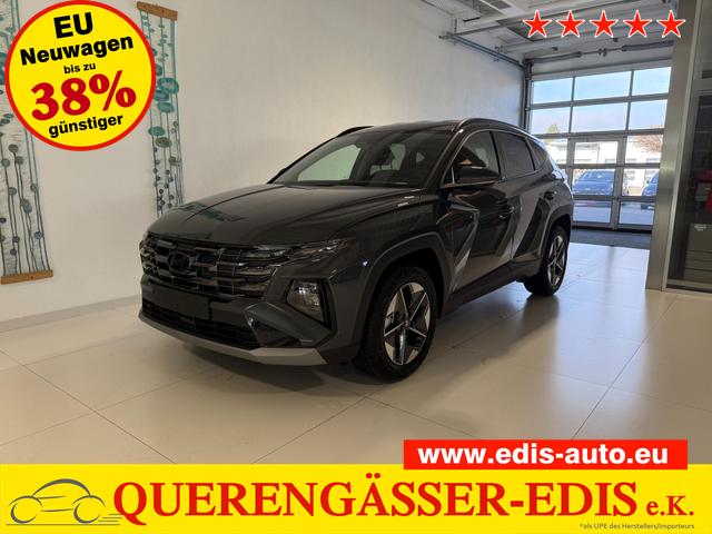 Hyundai TUCSON - GO 1.6 T-GDI 2WD DCT 110 kW (150 PS) 2-Zonen-Klimaautomatik, Sitzheizung, Lenkradheizung, Navigationssystem, DAB, Android Auto, Apple CarPlay, R&uuml;ckfahrkamera, Einparkhilfe vorne und hinten, 18 Zoll Leichtmetallfelgen, uvm.