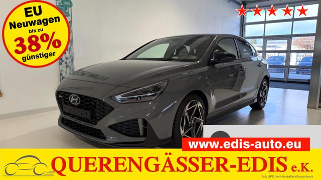 Hyundai i30 - N Line 1.5 T-GDI DCT 48V 103 kW (140 PS) Adaptiver Tempomat, Sitz-Paket, Lenkradheizung, Sitzheizung, 2-Zonen-Klimaautomatik, DAB, Apple CarPlay, Android Auto, Navigationssystem, Regensensor, 18 Zoll Leichtmetallfelgen, uvm.
