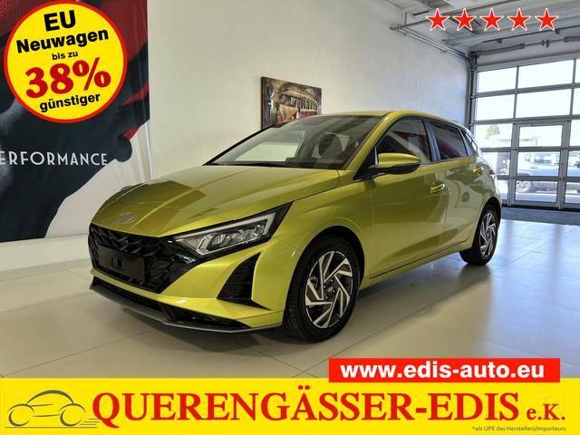Hyundai i20 - GO+ 1.0 T-GDI DCT 73 kW (100 PS) Lenkradheizung, Sitzheizung, Klimaautomatik, DAB, Android Auto, Apple CarPlay, Navigationssystem, Digitales Cockpit, Einparkhilfe hinten, R&uuml;ckfahrkamera, LED-Scheinwerfer, 16 Zoll Leichtmetallfelgen, uvm.
