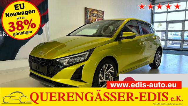 Hyundai i20 - GO+ 1.0 T-GDI DCT 73 kW (100 PS) Lenkradheizung, Sitzheizung, Klimaautomatik, DAB, Android Auto, Apple CarPlay, Navigationssystem, Digitales Cockpit, Einparkhilfe hinten, R&uuml;ckfahrkamera, LED-Scheinwerfer, 16 Zoll Leichtmetallfelgen, uvm.