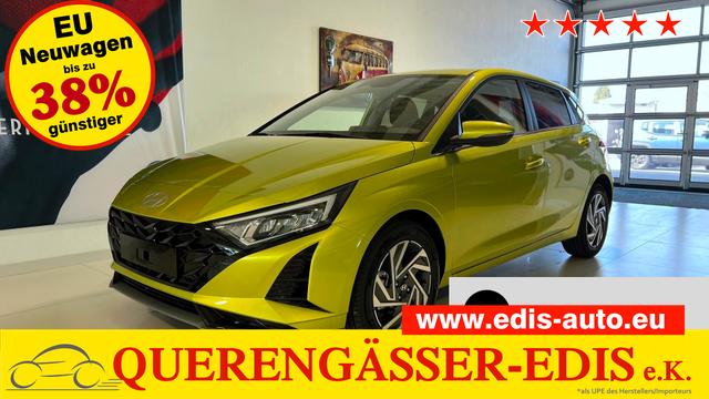 Hyundai i20 - GO+ 1.0 T-GDI DCT 73 kW (100 PS) Lenkradheizung, Sitzheizung, Klimaautomatik, DAB, Android Auto, Apple CarPlay, Navigationssystem, Digitales Cockpit, Einparkhilfe hinten, R&uuml;ckfahrkamera, LED-Scheinwerfer, 16 Zoll Leichtmetallfelgen, uvm.