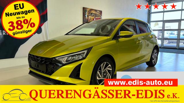 Hyundai i20 - GO+ 1.0 T-GDI DCT 73 kW (100 PS) Lenkradheizung, Sitzheizung, Klimaautomatik, DAB, Android Auto, Apple CarPlay, Navigationssystem, Digitales Cockpit, Einparkhilfe hinten, R&uuml;ckfahrkamera, LED-Scheinwerfer, 16 Zoll Leichtmetallfelgen, uvm.