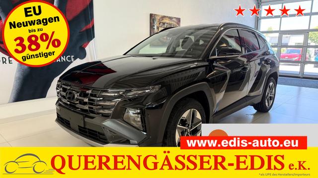 Hyundai TUCSON - GO+ 1.6 T-GDI 48V 2WD 117 kW (160 PS) 2-Zonen-Klimaautomatik, Android Auto, Apple CarPlay, Voll-LED Scheinwerfer, Keyless Go, Navigationssystem, Virtual Cockpit, 18 Zoll Leichtmetallfelgen, uvm.