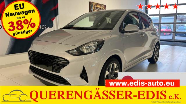Hyundai i10 - GO+ 1.2 MT 58 kW (79 PS) Klimaautomatik, Navigationssystem, Apple CarPlay & Android Auto, Sitzheizung, Lenkradheizung, Einparkhilfe hinten, R&uuml;ckfahrkamera, Privacy Glass, 15" Leichtmetallfelgen, uvm.