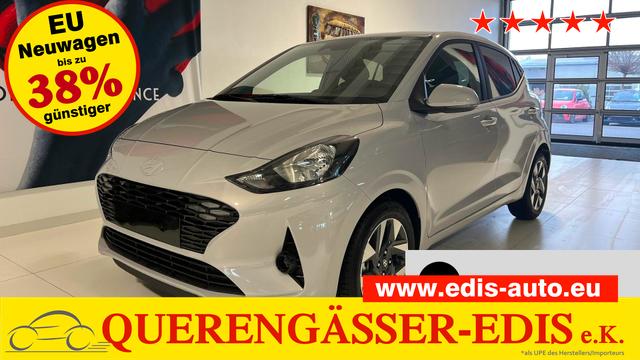 Hyundai i10 - GO+ 1.2 MT 58 kW (79 PS) Klimaautomatik, Navigationssystem, Apple CarPlay & Android Auto, Sitzheizung, Lenkradheizung, Einparkhilfe hinten, R&uuml;ckfahrkamera, Privacy Glass, 15" Leichtmetallfelgen, uvm.