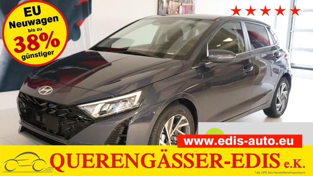 Hyundai i20 - GO+ 1.2 MPI 58 kW (79 PS) Navigationssystem, Klimaautomatik, R&uuml;ckfahrkamera, DAB, Apple CarPlay, Android Auto, Sitzheizung, Lenkradheizung, Spurassistent, Tempolimit-Assistent, 16"-Leichtmetallfelgen, Virtual Cockpit, uvm.