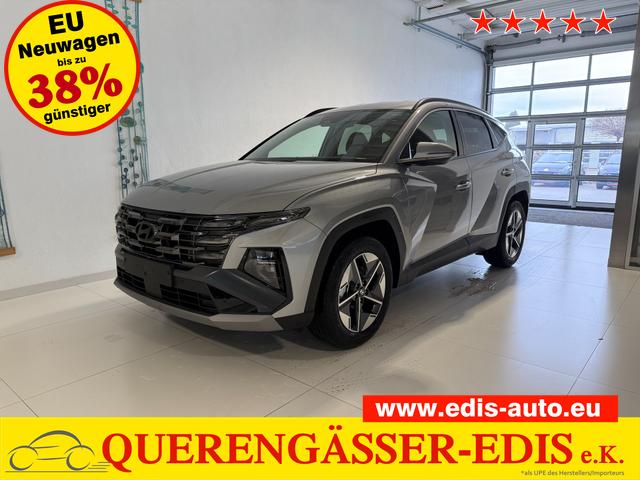 Hyundai TUCSON - GO+ 1.6 T-GDI 48V 2WD 117 kW (160 PS) 2-Zonen-Klimaautomatik, Android Auto, Apple CarPlay, Voll-LED Scheinwerfer, Keyless Go, Navigationssystem, Virtual Cockpit, 18 Zoll Leichtmetallfelgen, uvm.