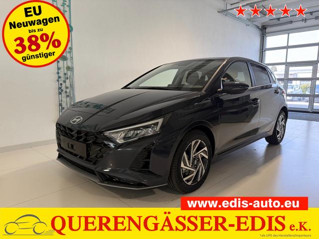 Hyundai i20 - GO+ 1.0 T-GDI DCT 73 kW (100 PS) Lenkradheizung, Sitzheizung, Klimaautomatik, DAB, Android Auto, Apple CarPlay, Navigationssystem, Digitales Cockpit, Einparkhilfe hinten, R&uuml;ckfahrkamera, LED-Scheinwerfer, 16 Zoll Leichtmetallfelgen, uvm.