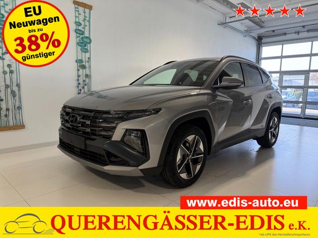 Hyundai TUCSON - GO 1.6 T-GDI 2WD DCT 110 kW (150 PS) 2-Zonen-Klimaautomatik, Sitzheizung, Lenkradheizung, Navigationssystem, DAB, Android Auto, Apple CarPlay, R&uuml;ckfahrkamera, Einparkhilfe vorne und hinten, 18 Zoll Leichtmetallfelgen, uvm.