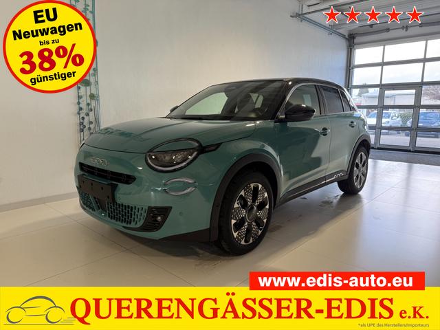 Fiat 600 - La Prima Hybrid 1.2 T3 107 kW (145 PS) DCT Klimaautomatik, Massagesitz, Sitzheizung, elektrisch verstellbarer Fahrersitz, Radio, DAB, Apple CarPlay, Android Auto, Navigationssystem, 18 Zoll Leichtmetallfelgen, uvm.