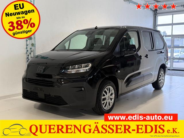 Fiat Doblo - L2 1.5 MTJ 100k 6MT 75 kW 7 Sitze (102 PS) Tech & Komfort-Paket, Lenkradheizung, Sitzheizung, 2-Zonen-Klimaautomatik, R&uuml;ckfahrkamera, Navigationssystem, Android Auto, Apple CarPlay, DAB, Schiebet&uuml;ren L+R, 16 Zoll Stahlfelgen, uvm.
