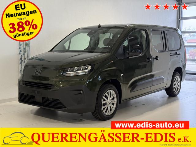 Fiat Doblo - L2 1.5 MTJ 100k 6MT 75 kW 7 Sitze (102 PS) Tech & Komfort-Paket, Lenkradheizung, Sitzheizung, 2-Zonen-Klimaautomatik, R&uuml;ckfahrkamera, Navigationssystem, Android Auto, Apple CarPlay, DAB, Schiebet&uuml;ren L+R, 16 Zoll Stahlfelgen, uvm.