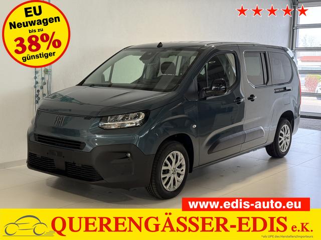 Fiat Doblo - L2 1.5 MTJ 100k 6MT 75 kW (102 PS) Tech-Paket, Komfort-Paket, Lenkradheizung, Sitzheizung, 2-Zonen-Klimaautomatik, R&uuml;ckfahrkamera, Navigationssystem, Android Auto, Apple CarPlay, DAB, Schiebet&uuml;ren L+R, 16 Zoll Stahlfelgen, uvm.