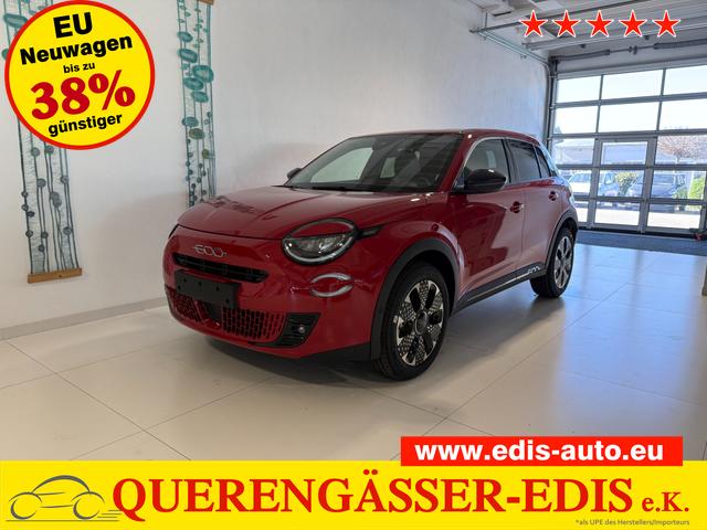 Fiat 600 - La Prima Hybrid 1.2 T3 81 kW (110 PS) Klimaautomatik, Massagesitz, Sitzheizung, elektrisch verstellbarer Fahrersitz, Radio, DAB, Apple CarPlay, Android Auto, Navigationssystem, 18 Zoll Leichtmetallfelgen, uvm.