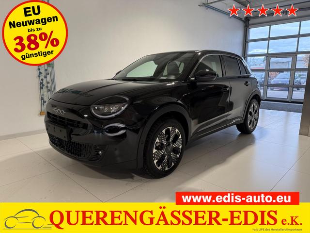 Fiat 600 - La Prima Hybrid 1.2 T3 107 kW (145 PS) DCT, Winterpaket, Dolce Vita Paket, Ledersitze Canneloni, Chrom Akzente, Klimaautomatik, Einparkhilfe hinten, LED-Scheinwerfer, Volldigitales Kombiinstrument, Fernlichtassistent, uvm.