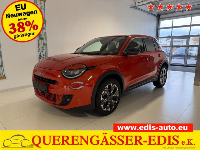 Fiat 600 - La Prima Hybrid 1.2 T3 107 kW (145 PS) DCT, Winterpaket, Dolce Vita Paket, Ledersitze Canneloni, Chrom Akzente, Klimaautomatik, Einparkhilfe hinten, LED-Scheinwerfer, Volldigitales Kombiinstrument, Fernlichtassistent, uvm.