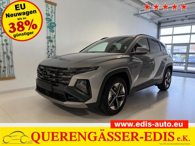 Hyundai TUCSON - GO 1.6 T-GDI 4WD DCT 132 kW (179 PS) 2-Zonen-Klimaautomatik, Sitzheizung, Lenkradheizung, Navigationssystem, DAB, Android Auto, Apple CarPlay, R&uuml;ckfahrkamera, Einparkhilfe vorne und hinten, 18 Zoll Leichtmetallfelgen, uvm.