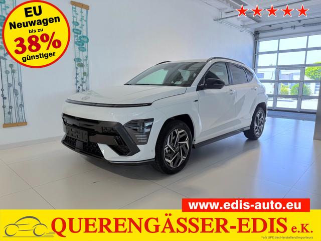 Hyundai KONA - N Line 1.0 T-GDI 2WD 88 kW (120 PS) Lenkradheizung, Sitzheizung, 2-Zonen-Klimaautomatik, 360&deg; &Uuml;bersichtskamera, Geschwindigkeitslimitassitent, Navigationssystem, DAB, Apple CarPlay, Android Auto, 18 Zoll Leichtmetallfelgen, uvm.
