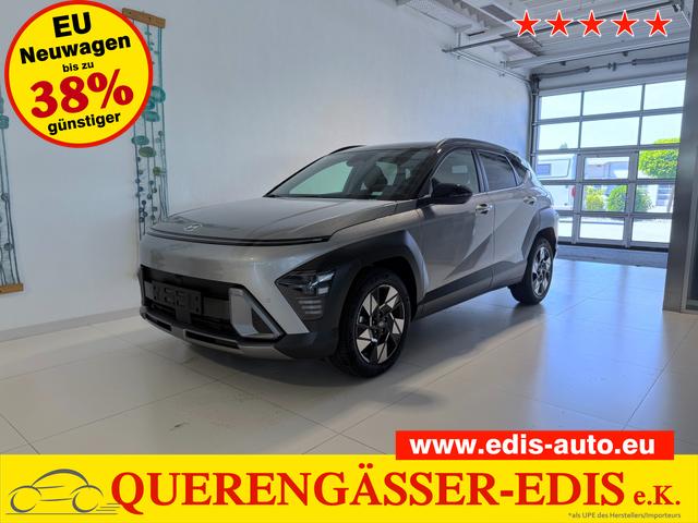 Hyundai KONA - GO+ 1.6 T-GDI 2WD DCT 102 kW (139 PS) 2-Zonen-Klimaautomatik, Sitzheizung, Lenkradheizung, DAB, Android Auto, Apple CarPlay, Navigationssystem, Induktionsladestation, LED-Scheinwerfer, 18 Zoll Leichtmetallfelgen, uvm