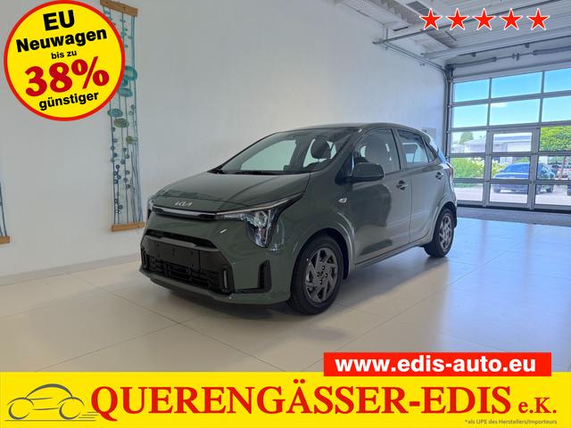 Kia Picanto - Silver 1,0 GDI AMT5 50 kW (68 PS) Klimaanlage, Lenkradheizung, Sitzheizung, Navigationssystem, Bluetooth, Android Auto, Apple CarPlay, Radio, DAB, Freisprecheinrichtung, Tempomat, 14 Zoll Leichtmetallfelgen, uvm.