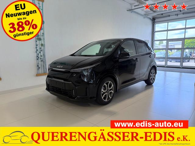 Kia Picanto - Gold 1,0 GDI AMT5 Automatik 50 kW (68 PS) Klimaanlage, Sitzheizung, Lenkradheizung, Navigationssystem, Radio, DAB, Android Auto, Apple CarPlay, Freisprecheinrichtung, Bluetooth, R&uuml;ckfahrkamera, 15 Zoll Leichtmetallfelgen, uvm.