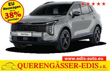 Kia Sportage - Style Plus 1,6 T-GDI FWD M6 110 kW (150 PS) MY27 2-Zonen Klimaautomatik, Lenkradheizung, Sitzheizung vorne und hinten, Navi, DAB, Apple CarPlay/Android Auto, R&uuml;ckfahrkamera, Parksensoren vorne/hinten, Full-LED, 18 Zoll LM, uvm.