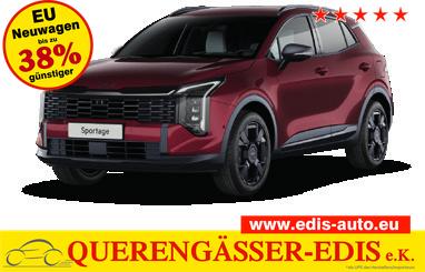 Kia Sportage - Style 1,6 T-GDI AWD 7DCT 132 kW (179 PS) MY27 Style-Paket, 2-Zonen-Klimaautomatik, Sitz-/Lenkradheizung, Regensensor, Navi, DAB, Apple CarPlay/Android Auto, R&uuml;ckfahrkamera, Parksensoren vorn/hinten, Full-LED, 17 Zoll LM, uvm.