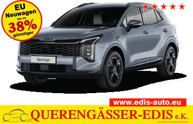 Kia Sportage - Style 1,6 T-GDI FWD M6 110kW (150 PS) MY27 Style-Paket, 2-Zonen-Klimaautomatik, Sitz-/Lenkradheizung, Regensensor, Navi, DAB, Apple CarPlay/Android Auto, R&uuml;ckfahrkamera, Parksensoren vorn/hinten, Full-LED, 17 Zoll LM, uvm.
