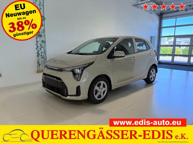 Kia Picanto - Silver 1,0 GDI M5 50 kW (68 PS) Klimaanlage, Navigationssystem, Bluetooth, Android Auto, Apple CarPlay, Radio, DAB, Freisprecheinrichtung, Tempomat, 14 Zoll Stahlfelgen, uvm.