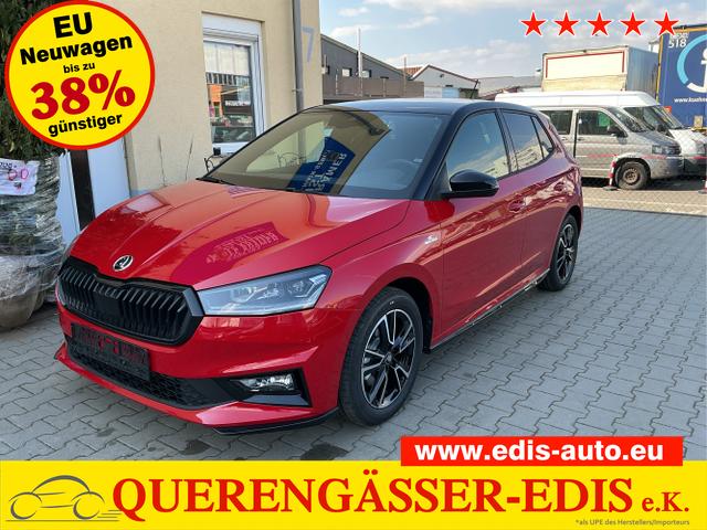 Skoda Fabia - Monte Carlo 5J. Garantie ACC Beheizbare WS Doppelter Kofferraumboden Klimaauto 16 Zoll LM Bi-LED Kamera Kessy