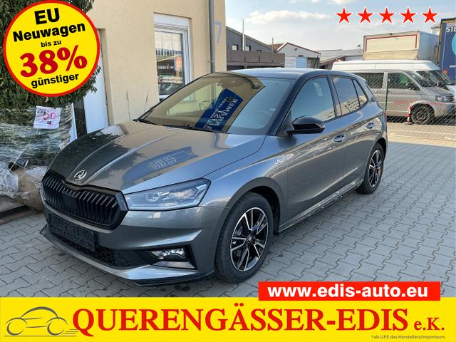 Skoda Fabia - Monte Carlo 5J. Garantie Beheizbare WS Dppelter Kofferraumboden Klimaauto 16 Zoll LM Bi-LED Kamera Kessy