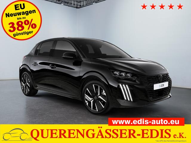 Peugeot e-208 - 54kWh 156PS/115kW GT Pack 2026, 421km WLTP | +17" ALU +Glasdach +RFK +Adaptiver Tempomat +P.Sensor V+H +EL. Fahrersitz +Massage +Apple CarPlay +W&auml;rmepumpe