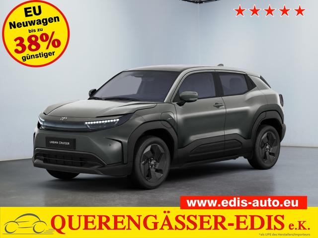Toyota Urban Cruiser - Active 61kWh 174PS/128kW 2026 +RFK +PDCv+h +ACC +LaneAssist +BlindSpot +RearTraffic +FrontAssist +FernlichtAssist +LED +Verkehrszeichen +Keyless +CarPlay +10,1"Touch +DigitalCockpit +Sitzhzg +Lenkradhzg +Klima +18"Alu +W&auml;rmepumpe