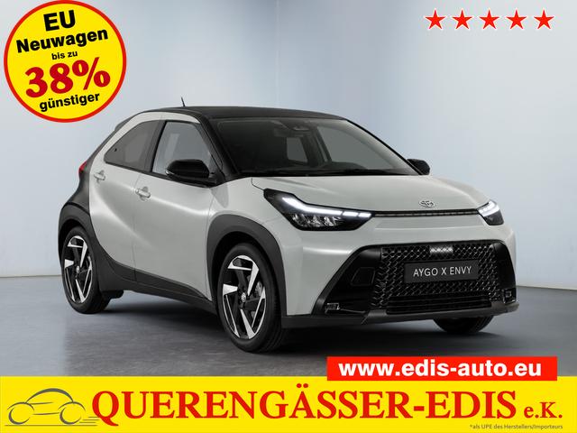Toyota Aygo X - Envy 1.5 Hybrid 116PS/85kW CVT 2026 +Faltdach +18" ALU +RFK +SHZ +LED +2-Zonen Klima