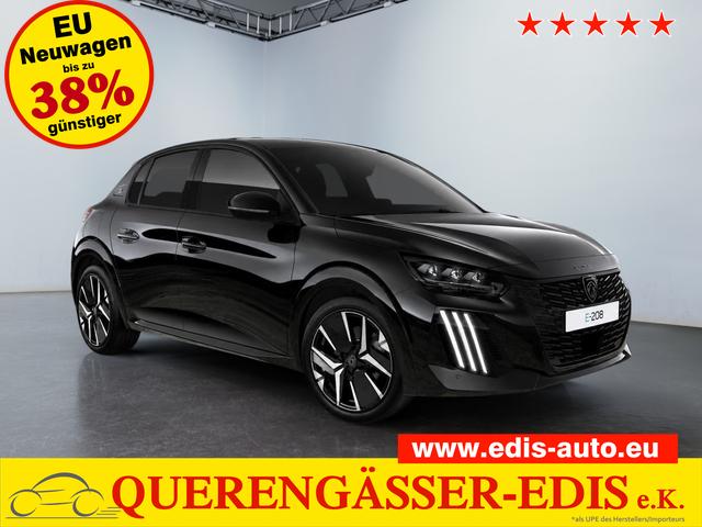 Peugeot e-208 - 54kWh 156PS/115kW GT Pack 2026, 421km WLTP | +17" ALU +Glasdach +RFK +Adaptiver Tempomat +P.Sensor V+H +EL. Fahrersitz +Massage +Apple CarPlay +W&auml;rmepumpe