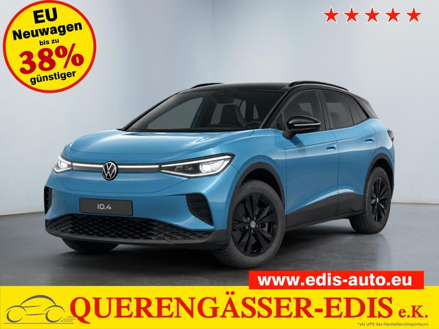 Volkswagen ID.4 - Style Edition 77 kWh 286PS/ 210kW 2027 +AHKschwenkbar +19"BergenSchwarz +SchwarzeSpiegelkappen +Dachleiste/C-S&auml;ulenSchwarz +DachrelingSchwarz +SchwarzesModellEmblem +PanoramaGlasdach +IQ.Light +360&deg;AreaView +ACC +TravelAssist +ParkAssistPro +ErgoActive +Massage