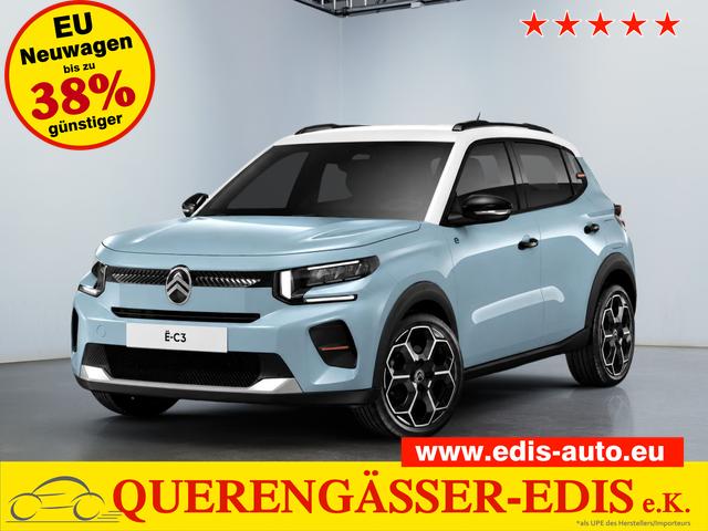 Citro&euml;n &euml;-C3 - VTR Sport 113PS/83kW 44kKWh 2026 320KM WLTP +17"Alu +EcoLED +RFK +PDC +Sitzhzg +Lenkradhzg +Frontscheibenhzg +Klimaautomatik +Navi +10"Touch +WirelessCarPlay +WirelessCharging +AdvancedComfortSitze