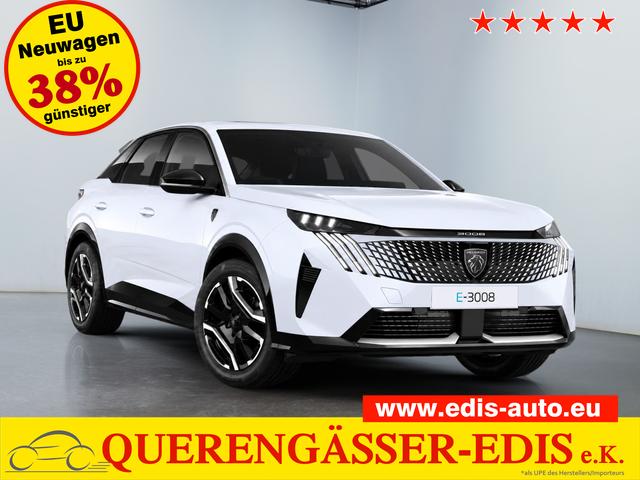 Peugeot e-3008 - GT 210PS/157 kW 73kWh 2026 *519km WLTP* +21" i-Cockpit+19" ALU+3D-Navi+W&auml;rmepumpe+Adaptiver Tempomat+Apple CarPlay+SHZ+Lenkradheizung+FULL-LED Pixel+180&deg; Kamera+Keyless+Elektr. Heckklappe+Get&ouml;nte Scheiben