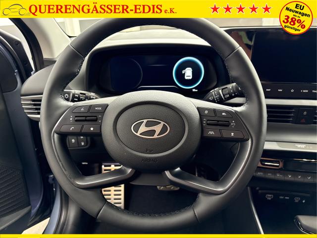 Hyundai / BAYON / Blau / / / DCT ACC SmartSense PLUS NAVI SHZ RFK PDC KLIMAAUTOMATIK