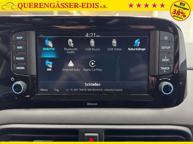 Hyundai i10 STYLE AUT KLIMAAUTOMATIK NAVI SHZ RFK TEMPOMAT 